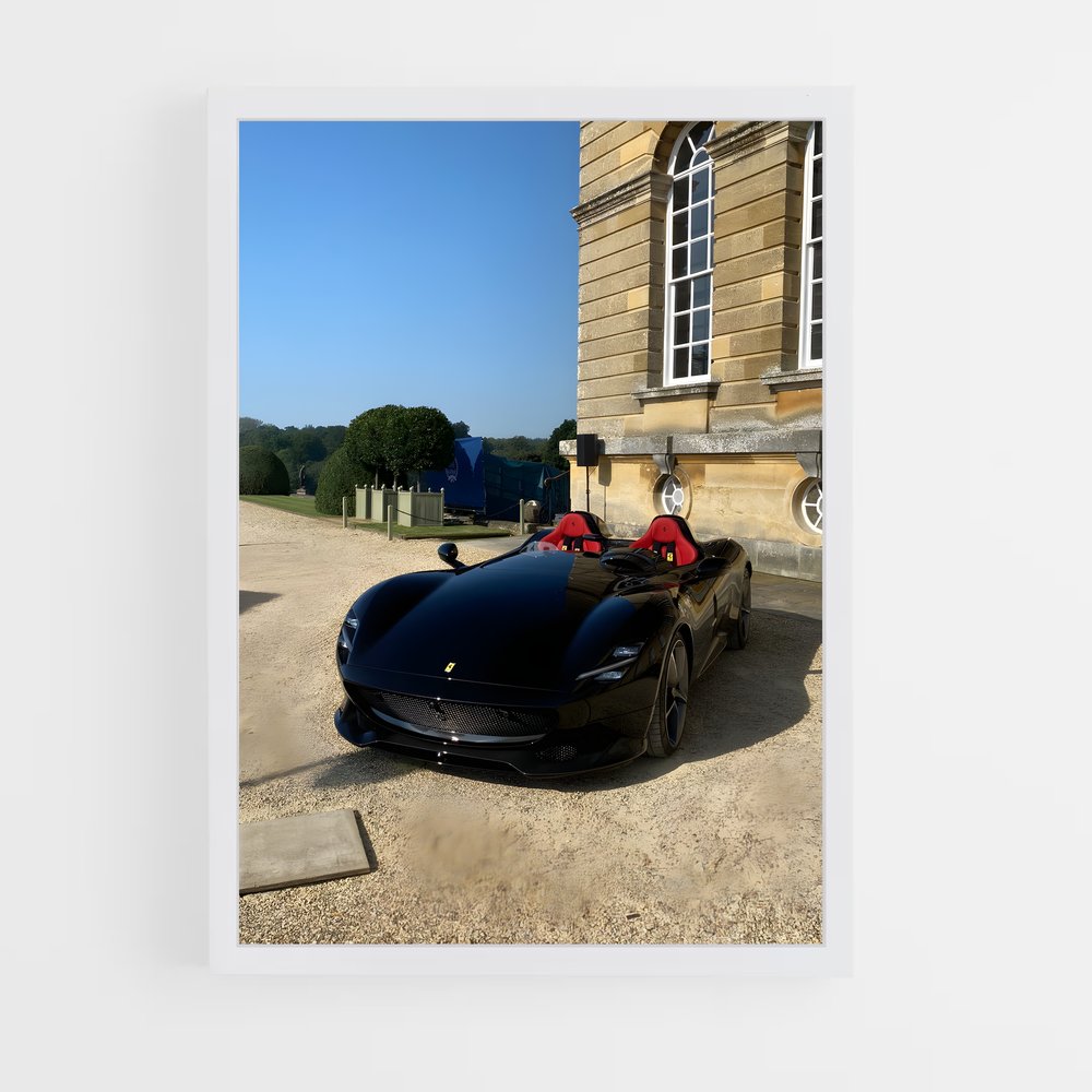 Poster Monza Mystique – affiche Ferrari (vue 3)